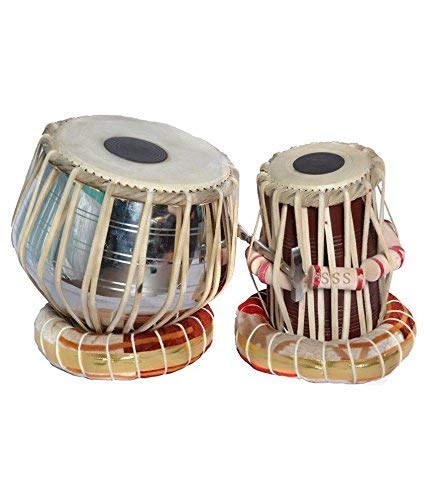 Image of IRON Tabla Set Indian Musical Instrument Bayan Tabla, Dayan Tabla For Beginners & Students