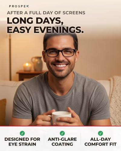 Image of Prospek Blue Light Blocking Glasses for Men Women, Computer Readers
