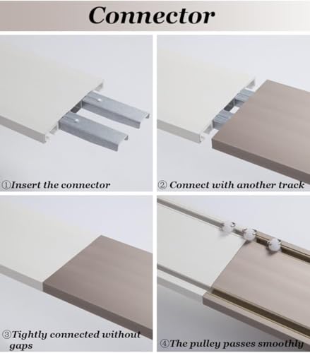 Barras ajustables de doble capa techo soluciona separacion de estancias 320cm 8
