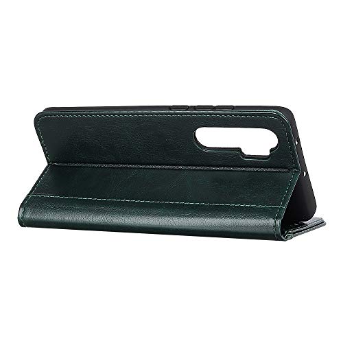 UKDANDANWEI Capa OnePlus Nord, capa flip elegante de couro PU com compartimentos para cartão, fecho