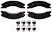 ACDelco Silver 14D1411CH Ceramic Front Disc Brake Pad Set