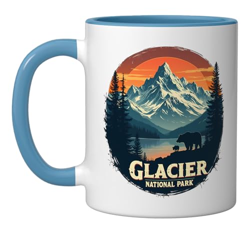 Taza cerámica paisaje al atardecer 11 oz miniatura 1