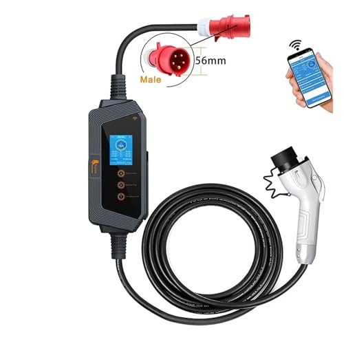 GBT �R�[�h EV �|�[�^�u���[�d�� 11KW 16A 3 ���A�v�� WIFI ����[�d�{�b�N�X 5 ���[�g���P�[�u�� CEE Plugfor �d�C�����Ԏ�(11KW APP NO Adapter)