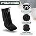 OXDFK 2 PCS Cast Sock Cover for Foot, Cast Cover for Foot, Leg Cast Cover, Adjustable Drawstring Foot Cast Cover for Men and Women (Long Black)