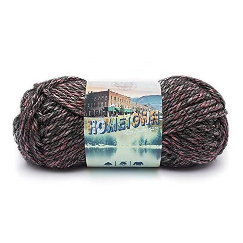 Image of Lion Brand Yarn 135-222 Hometown Yarn, Salem Creek (1 skein) | Super Bulky Acrylic Fiber for Warm Crochet Blankets, Knit Winter Hats, Chunky Cardigans, Soft Scarves, Weaving