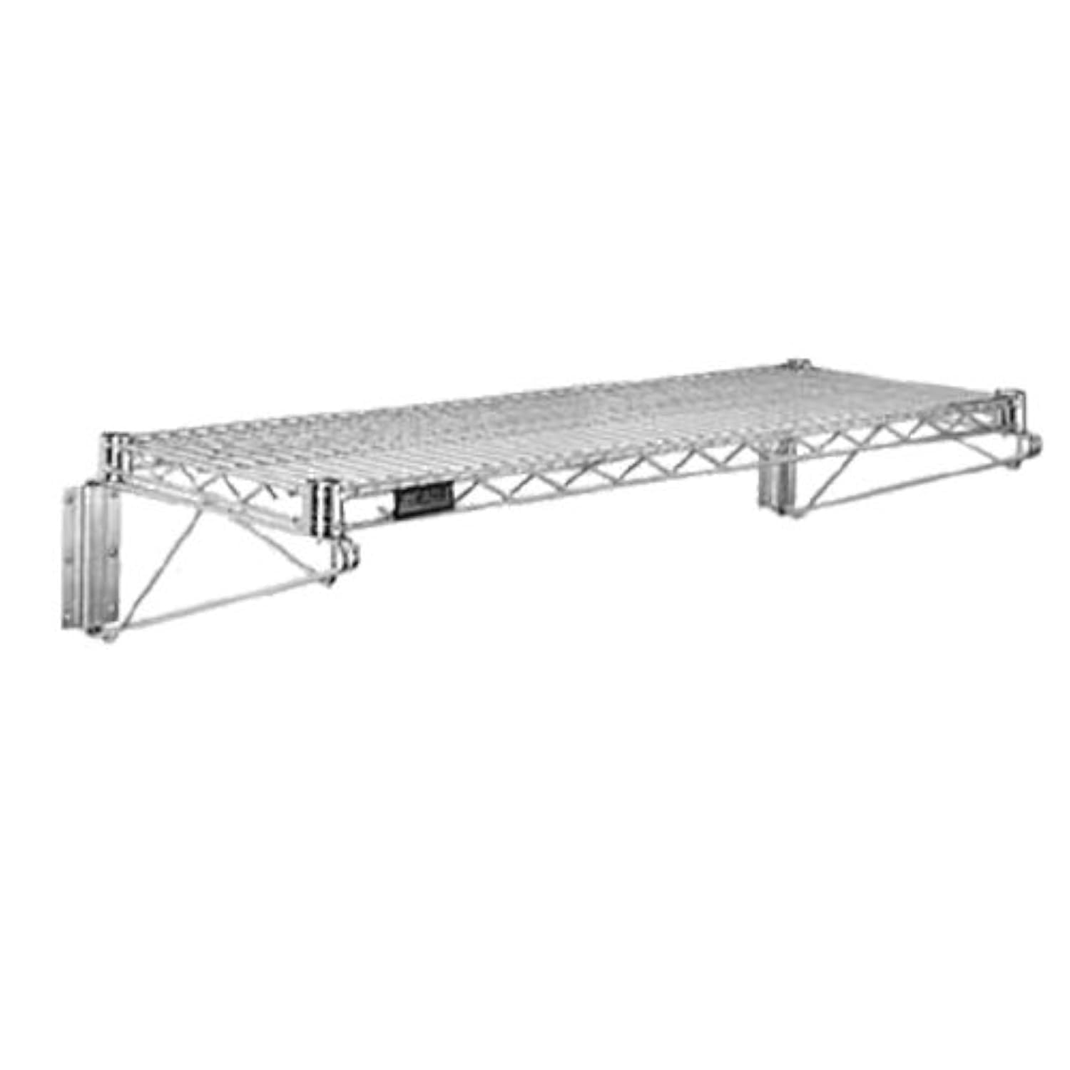 Commercial Chrome Wire Shelving Wall Shelf 18 x 48 - NSF by KPS – 18 x 48 inches, Silver