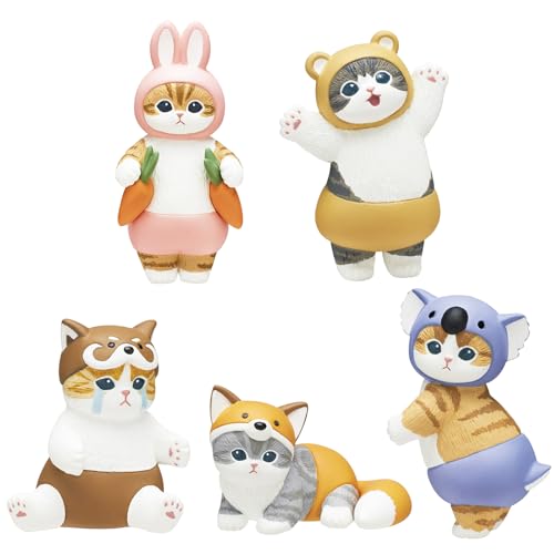 Parade Inc. mofusand Meow Pants Blind Box - 1 of 5 Collectable Mini Figurines - Fun Versatile Decoration