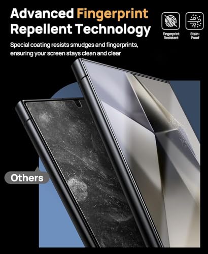 Image of Mr.Shield Screen Protector for Samsung Galaxy S24 Ultra, 9H Hardness Tempered Glass Screen Guard, Military Grade Shatterproof, Easy Installation Tray, HD Clarity, Case-Friendly [2 Pack]