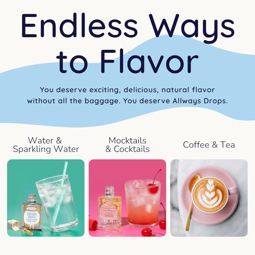 Image of Allways Drops Blueberry Water Enhancer | Sugar Free | 50 Servings