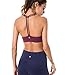 Queenie Ke Women's Light Support Cross Back Wirefree Pad Yoga Sports Bra Size M Color Fuchsia