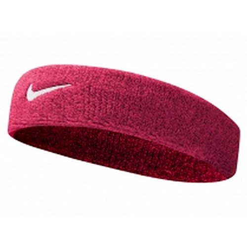 Nike Swoosh Headband OSFM,Vivid Pink/White