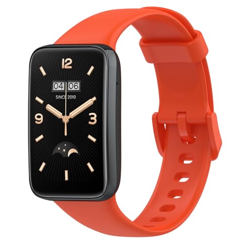 Panda Bobo For Xiaomi Smart Band 7 Pro Silicone Strap Wristband Mi Band 7 Pro Sport Strap (Orange)