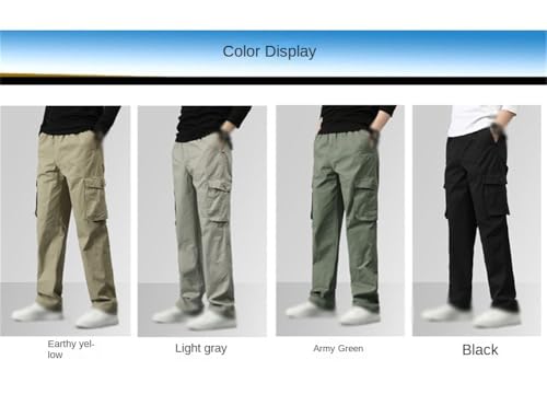 Adorlina Pants for Men, Ultra Comfort Fit Multi-Pocket Durable Pants, Loose Cargo Pants for Men4