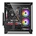 ZER-LON Prebuilt Gaming PC Desktop, Radeon RX 590 8GB GDDR5, AMD Ryzen 5 5500 up to 4.2GHz, 16G RAM, 512GB SSD, WiFi 5.0, RGB Fan x5
