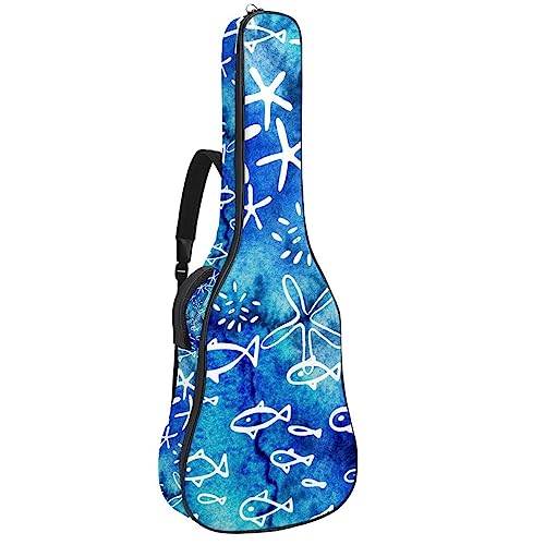 Housse de guitare acoustique 104 à 106 cm avec bandoulière réglable Motif floral aquarelle, Multicolore 10., 42.9×16.9×4.7 in, Sacs pour guitare acoustique - Les Beatles, Paul McCartney, John Lennon, RIngo Starr, George Harrison Housse de guitare acoustique 104 à 106 cm avec bandoulière réglable Motif floral aquarelle, Multicolore 10., 42.9x16.9x4.7 in, Sacs pour guitare acoustique