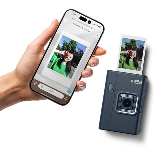 FUJIFILM instax mini LiPlay+ Hybrid Instant Camera - Midnight Blue - image 2
