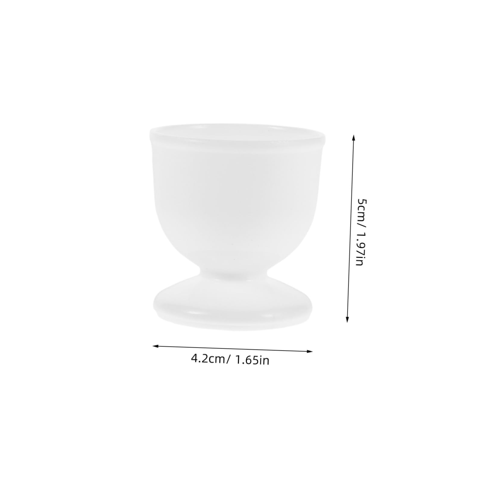 Ciieeo Boiled Egg Cup Set 6pcs Metal Egg Holders Breakfast Home Stand Dinner Kitchen