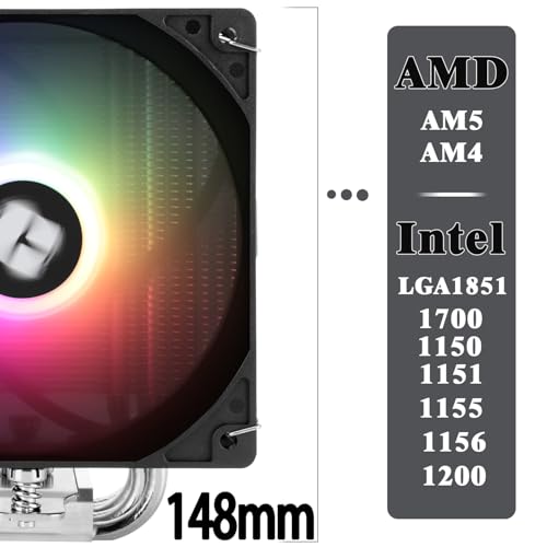 Refroidisseur de processeur Thermalright Burst Assassin 120 SE ARGB pour socket AMD Intel