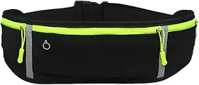 Pochete Esportiva Slim Impermeável – Cintura Ajustável com Porta-Celular para Corrida e Academia