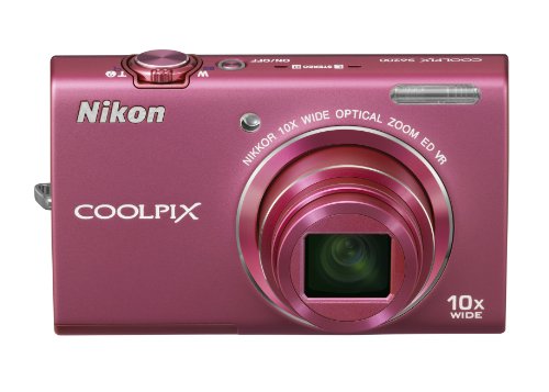 Amazon.co.jp: Nikon S6200 COOLPIX Digital Camera Cherry Pink
