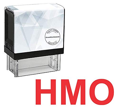 StampExpression - HMO Office Self Inking Rubber Stamp - Red Ink (A-5714)