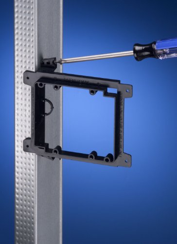 Arlington LVS2-1 Low Voltage Screw-On Mounting Bracket, 2-Gang