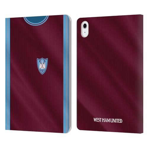 Carcasa de cuero West Ham United FC para iPad Air con costuras reforzadas y soporte
