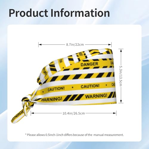 Image of Surgical Caps Men Women, Scrub Cap with Sweatband Adjustable