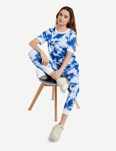 Image of Amazon Brand - INKAST Women Women's Cotton Tie-Dye Regular Fit Co-ord Set