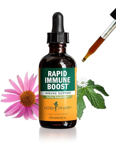 Herb Pharm Rapid Immune Boost: for Adults, Fast-Absorbing Echinacea Tincture