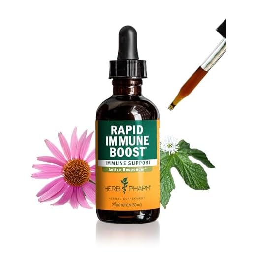 Herb Pharm Rapid Immune Boost: for Adults, Fast-Absorbing Echinacea Tincture with Goldenseal, Ginger Extract & Elderberry | Immune Support Supplement for Immune Challenges, Up to 3 Week Supply, 2 oz*