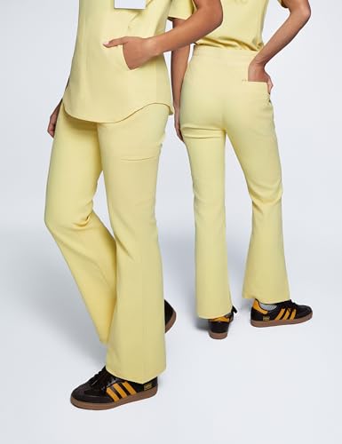 Image of Sedona Flared Scrub Pants for Women - High-Waisted, Slim Flared Fit with 6 Functional Pockets, Stylish Design