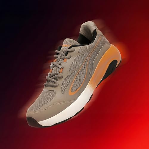 Image of Neeman's Urban Strive Sneakers for Men | Lightweight Breathable Mesh Casual Shoes with Dual Foam Cushioning & High Traction Sole | Lace Up Walking Shoes