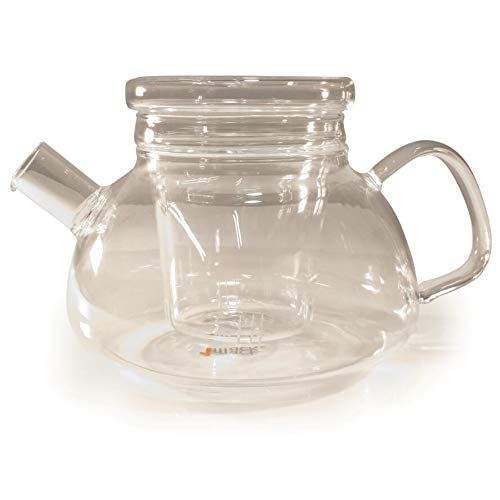 Tetera tetera tetera con colador de vidrio borosilicato vidrio 800ml Cover