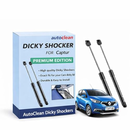 Image of AutoClean Dicky Shocker /Dicky Lifter /Gas Strut /Gas Piston /Gas Springs /Rear door balancer for Captur - 1 Set (2 Piece)