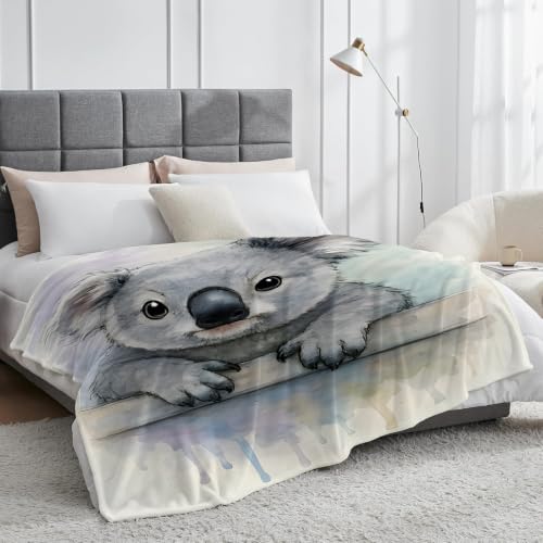 Couverture koala salon et chambre grand plaid pour soirée canapé cocooning - 5
