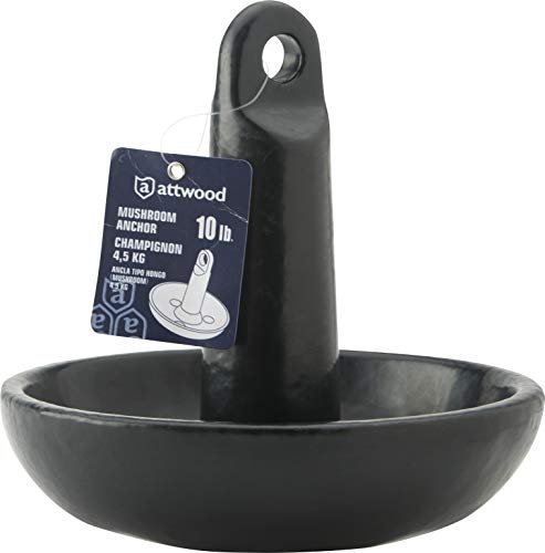Image of Attwood Boat Mushroom Anchor, Secure Holding Power for Mud & Weed Bottoms