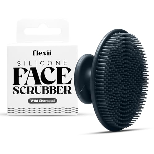 flexii Silicone Face Scrubber - Charcoal