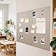 Whemyreat 2 Stück Große Filz Pinnwand Korkplatte mit 30 Pinnnadeln,80x120cm,Filzboard Memotafeln Memo Boards mit selbstklebender Rückseite für Wände,DIY dekorative Hellbraun Filz Pinnwand