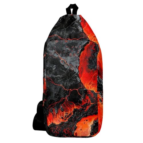 Sac à dos à bandoulière Lava Magma multicolore pour voyage et loisirs