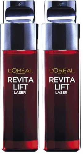 L'Oréal Paris Revitalift Láser Sérum Anti-Edad Triple Acción, Para una Piel como Nueva, Con Ácido Hialurónico, 30 ml (Paquete de 2)