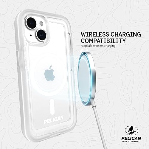 Pelican Voyager iPhone 15 Case - Rugged MagSafe Phone Case - Clear - image 7