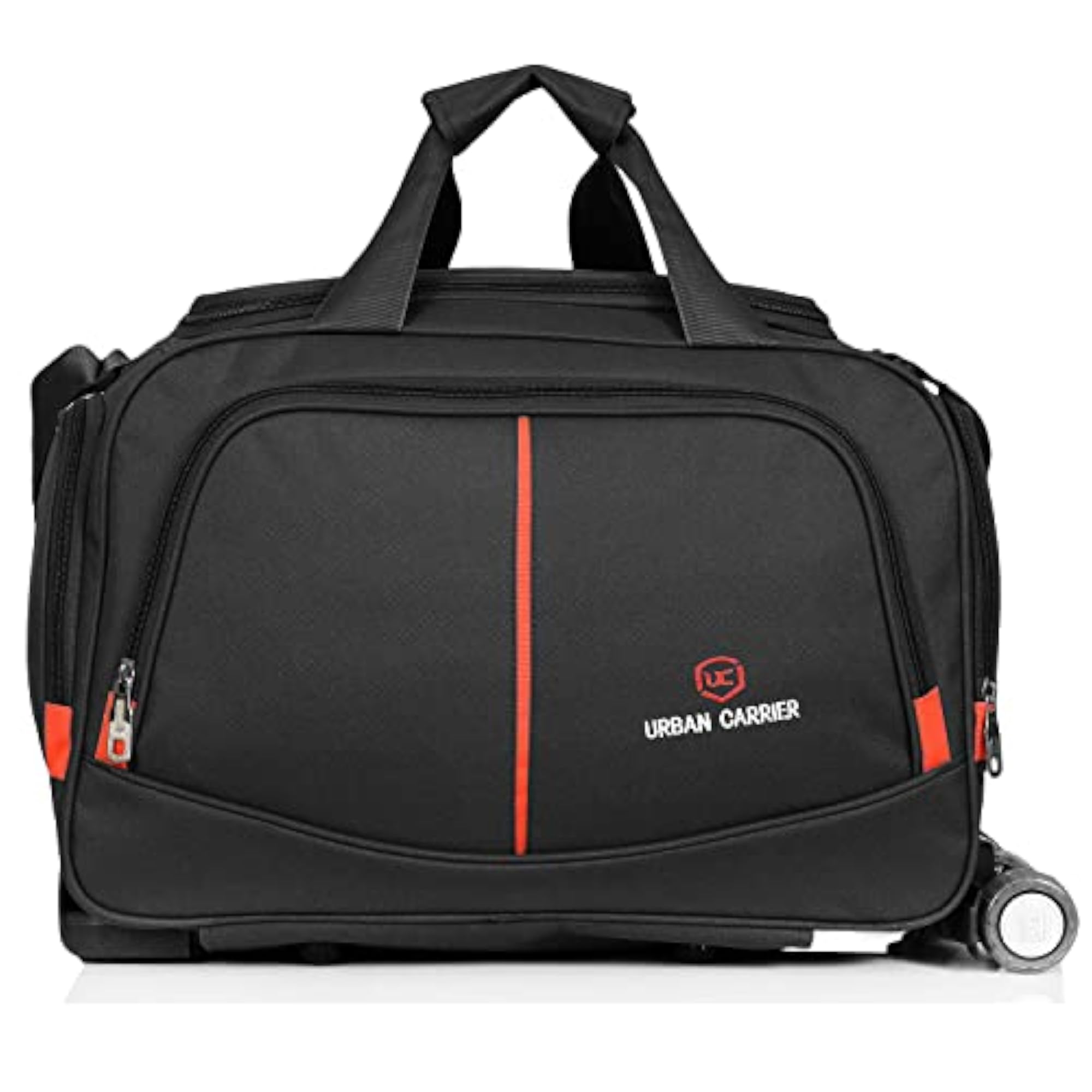 Travel Luggage Duffel Trolley Bag with Wheels, Polyester