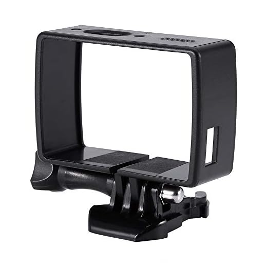 Vbestlife Marco de Carcasa Protectora, Carcasa Negra, Carcasa Protectora de Montaje Lateral con Adaptador de Montaje para Xiaomi YI 4K para XiaoYi 2