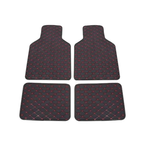 �t���A�}�b�g�� �ɓK������ 3 5 7�V���[�Y F20 E90 F30 E60 F10�p ���j�o�[�T���J�[�t���A�}�b�g �X�^�C�����O �h���J�[�y�b�g �J�X�^���J�[�}�b(Black red line)