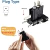 ROAD WARRIOR Universal Travel Plug Adapter Europe/UK/Australia/USA/India/China Compact Does Not Convert Voltage RW101BK Black