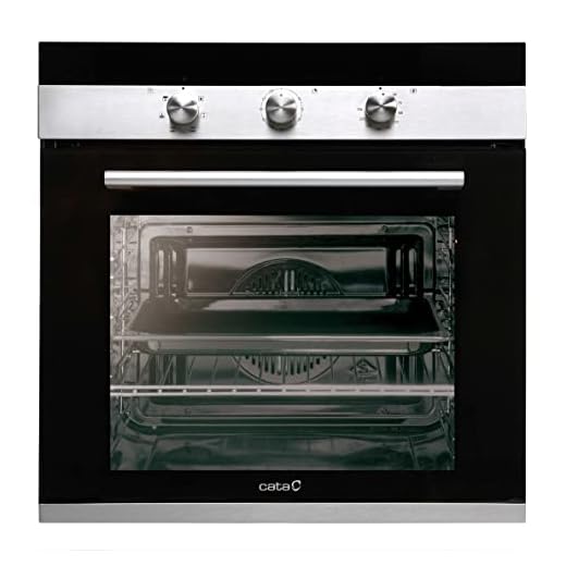 CATA CM 760 AS BK Horno multifunción, 2400 W, 50 litros, Acero Inoxidable, Negro
