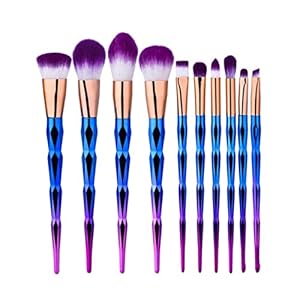 10 Foundation Brushes Makeup Brushes Six Dazzling Beauty Tools Foundation Brushes Set Makeup Brushes