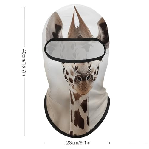 Balaclava para Hombres Balaclava de Esquí con Estampado de Jirafa Máscara Facial de Invierno para Ciclismo miniatura 2