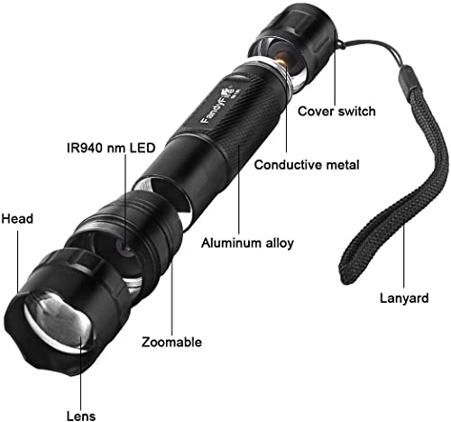 Infrarot-Taschenlampe UltraFire mit 940nm LED-Technologie